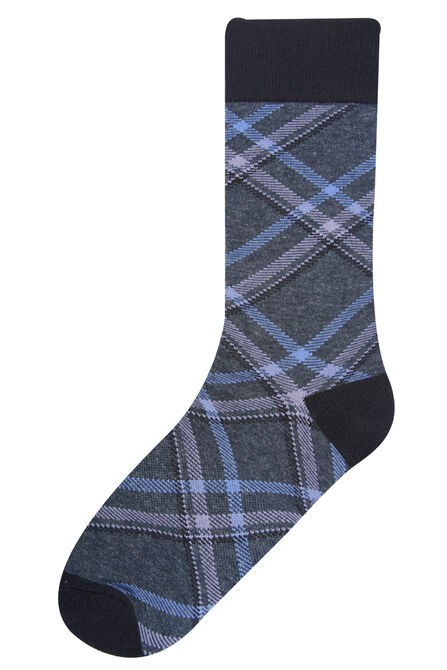 Bias Plaid Socks, Bean view# 1